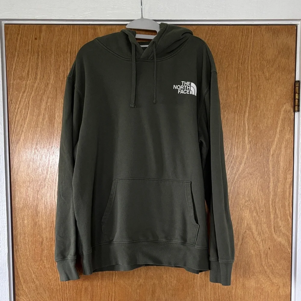 The North Face Dark Olive Green Pullover Hoodie